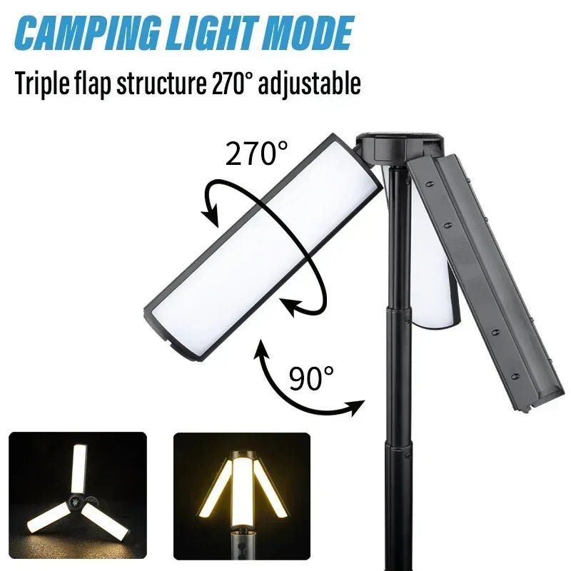 Rechargeable Camping Lantern – LED Flashlight & Mosquito Repellent Lamp - Carry Light