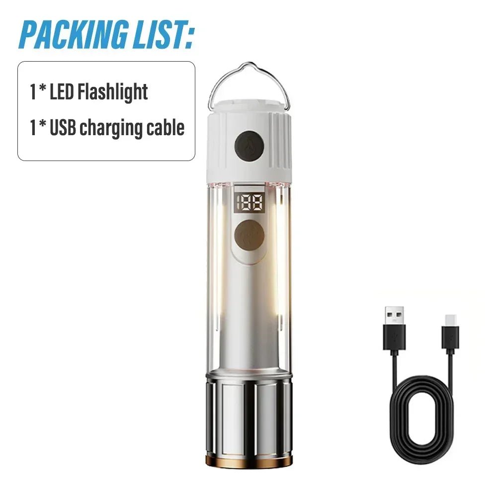 Rechargeable Camping Lantern – LED Flashlight & Mosquito Repellent Lamp - Carry Light