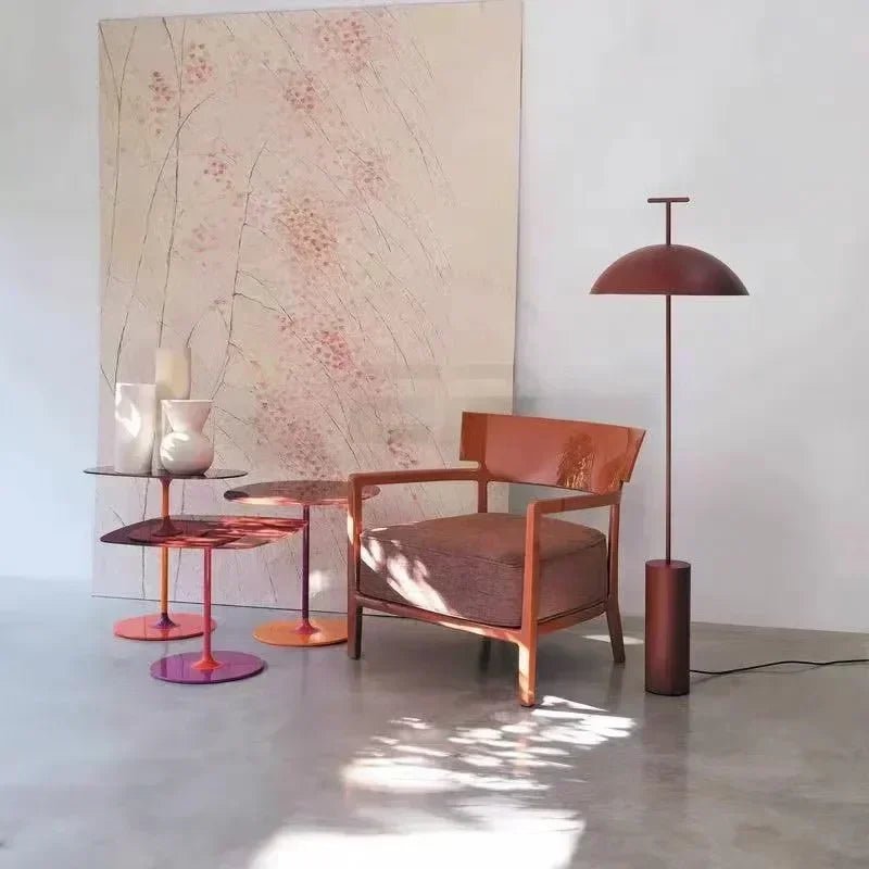 Scandinavian Floor Lamp – Minimalist Mushroom Design - Carry Light