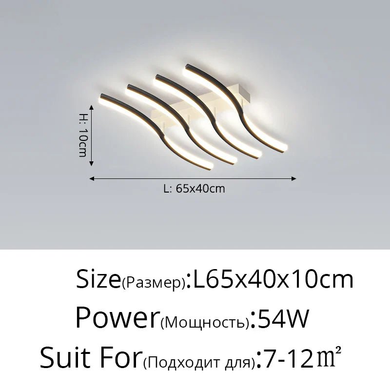 Carrylighthome Modernistic Nordic Fishbone style Ceiling Light - Carry Light