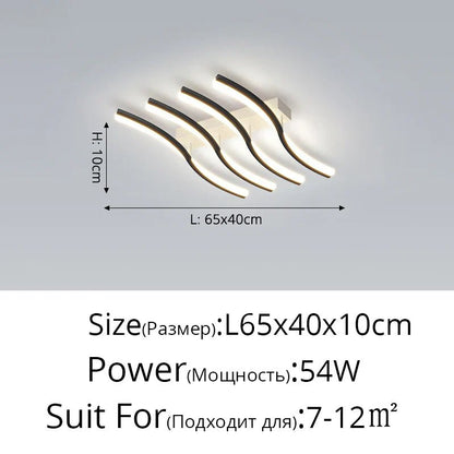 Carrylighthome Modernistic Nordic Fishbone style Ceiling Light - Carry Light