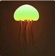 LED Jellyfish Night Light – RGB Color Changing Mood Lamp with Soft Tentacle Design, USB Rechargeable, for Bedroom & Home Décor - Carry Light