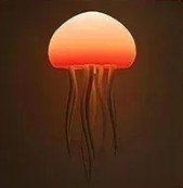 LED Jellyfish Night Light – RGB Color Changing Mood Lamp with Soft Tentacle Design, USB Rechargeable, for Bedroom & Home Décor - Carry Light