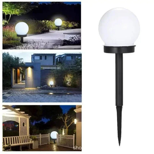 Solar Garden Ball Light – Waterproof LED Lawn Lantern - Carry Light